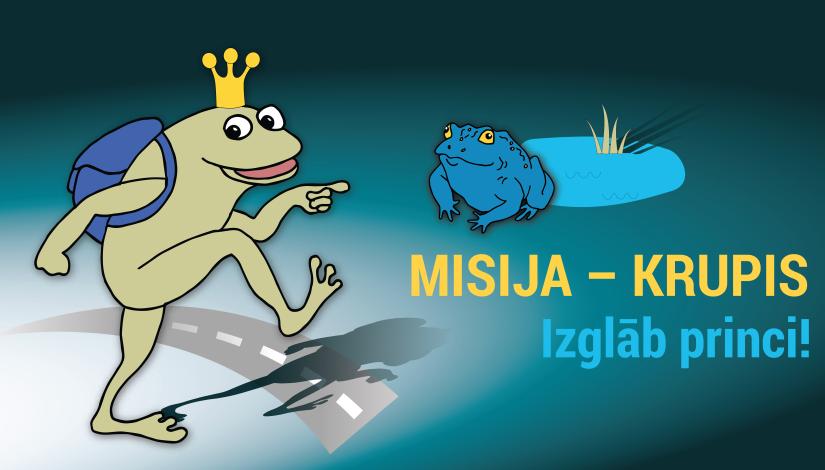 Radošo darbu izstāde „Misija – KRUPIS. Izglāb princi!”